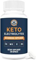 Suplemento de Electrolitos Keto, 180 Cápsulas. Pastillas de Electrolitos para Dieta Cetogénica. Magnesio, Potasio, Sodio, Calcio. Tablets Keto para - imagen 1