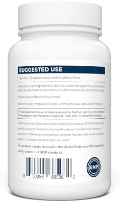 Renue By Science TMG | Suplementos de TMG de Alta Potencia | 120 Cápsulas de Trimetilglicina - 900mg por Porción con Vitamina B12, B6, Folato y Zinc - imagen 3