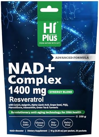 Suplemento Líquido de NAD+ para el Antienvejecimiento y Regeneración Celular, Alternativa Premium Liposomal, Nicotinamida Ribósido con Resveratrol, - imagen 1