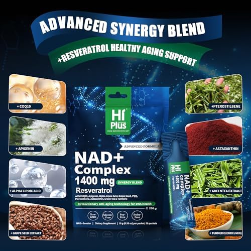 Suplemento Líquido de NAD+ para el Antienvejecimiento y Regeneración Celular, Alternativa Premium Liposomal, Nicotinamida Ribósido con Resveratrol, - imagen 4