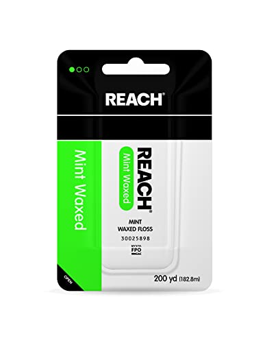 Hilo Dental Cerado REACH de Menta 200 Yardas (Pack de 4) - imagen 1