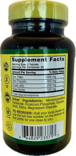 Nature Cure Bee Caps - 120 Capletas de Suplemento Natural - imagen 2