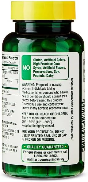 Vitamin K2 + D3 • 5000 UI D3 + Vitamina K2 • Soporte para Huesos, Corazón e Inmunidad • 90 Cápsulas Vegetarianas • No GMO por Spring Valley + - imagen 4