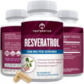 Suplemento de Resveratrol TRUTHENTICS 1200mg - Cápsulas de raíz de Polygonum Cuspidatum - Alta Potencia para el Envejecimiento Saludable, Piel - imagen 1