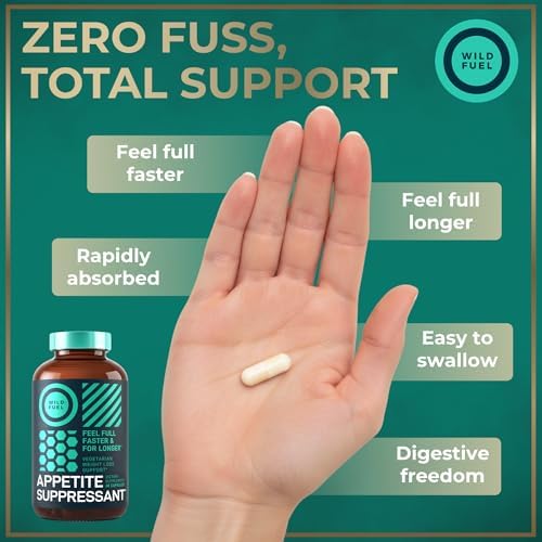 Suplemento Supresor del Apetito para Pérdida de Peso - Pastillas para Dieta Efectivas para Hombres y Mujeres - Garcinia Cambogia, Glucomanano, Frijol - imagen 7