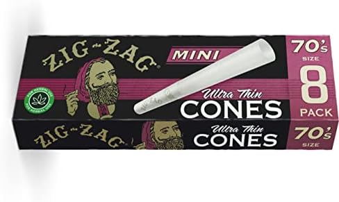 Conos Preenrollados Zig-Zag Ultra Delgados de 70mm - Caja de 18 Paquetes (8 Conos por Paquete) | Llenado Fácil, Transporte Conveniente - imagen 3