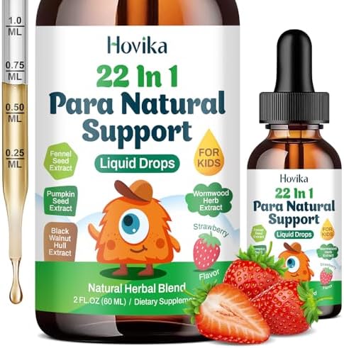 Limpieza de Parásitos 22 en 1 para Humanos y Niños, Gotas Líquidas Herbales, Detox de Zeolita con Ajenjo, Nogal Negro, Clavo, Chlorella, Probióticos - imagen 1