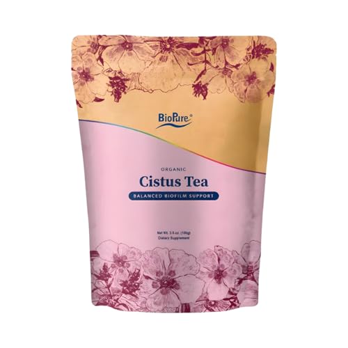 Té Suelto BioPure de Cistus – Cistus Incanus y Cistus Albidus Orgánicos Ricos en Polifenoles y Bioflavonoides para Apoyar la Inmunidad y la Salud - imagen 1