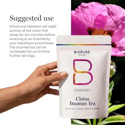 Té Suelto BioPure de Cistus – Cistus Incanus y Cistus Albidus Orgánicos Ricos en Polifenoles y Bioflavonoides para Apoyar la Inmunidad y la Salud - imagen 7