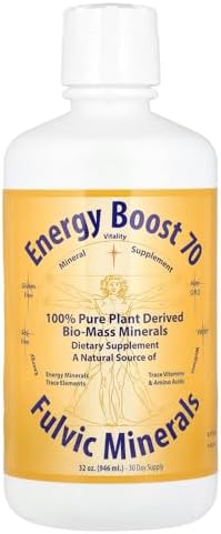 Energy Boost 70 Minerales Morningstar, Minerales Fulvicos, 32 oz (946 ml) - imagen 1