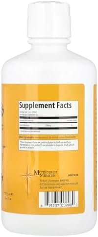 Energy Boost 70 Minerales Morningstar, Minerales Fulvicos, 32 oz (946 ml) - imagen 2