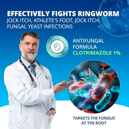 Crema Antifúngica TAGRID para Tratamiento de Tiña en Humanos: Fórmula con 1% Clotrimazol para Pies y Cuerpo Irritados - 3.38 oz - imagen 3