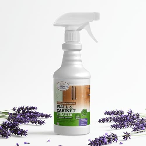 Limpiador Natural en Spray para Paredes Pintadas, Techos, Gabinetes, Zócalos, Madera y Acero Inoxidable - Aroma a Lavanda, 24 Oz, Eliminador de - imagen 1