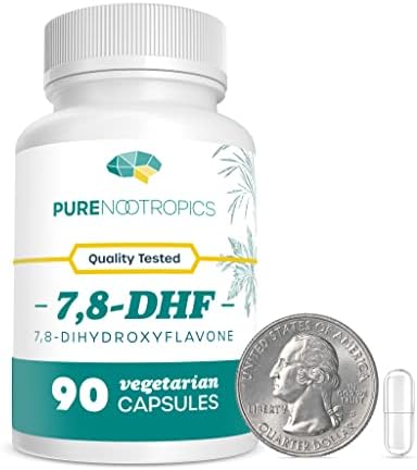Cápsulas de 7,8-DHF (7,8-Dihidroxi Flavona) de Pure Nootropics | 25 mg | 90 Cápsulas Vegetarianas - imagen 1