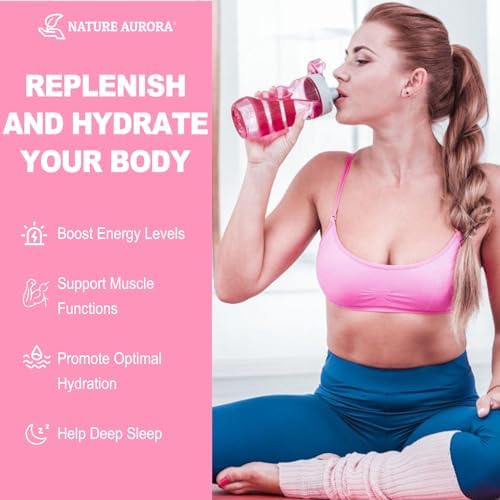 Polvo de Electrolitos Sin Azúcar, Sabor Sandía Fresca, Hidratación con Sal del Himalaya, BCAAs y Vitaminas B, Sin Calorías, Bebida Keto - 90 Porciones - imagen 6