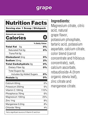 Polvo Electrolítico Hidratante Ultima Replenisher, Sabor Uva, Caja de 20 Sobres, Sin Azúcar, Sin Carbohidratos, Sin Calorías, Keto, Sin Gluten, No - imagen 2