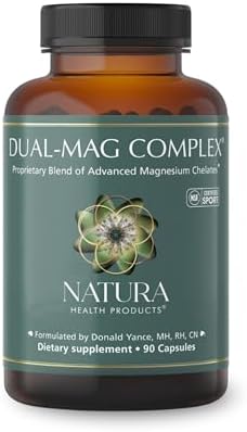 Suplemento Dual-Mag Complex de Natura Health Products - Promueve la Salud Cardiovascular, Neurológica e Inmunológica - Con Quelato de Magnesio - imagen 1