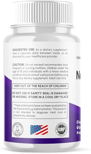Paquete de 2 Cápsulas Neurocept, Suplemento Cerebral Oficial con Ingredientes Naturales, Fórmula Avanzada de Máxima Potencia para Hombres y Mujeres - imagen 7