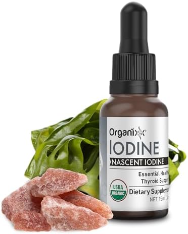 Suplemento de Yodo Organixx, Gotas Líquidas Orgánicas Nascentes, Concentrado Puro de Yodo para Hombres y Mujeres, Libre de Gluten, Vegano, No GMO, - imagen 5