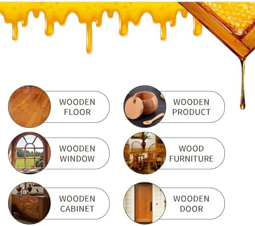 OUKPANE 3 Piezas Spray de Cera de Abeja Natural, Pulidor y Limpiador de Muebles, Cera para Madera, Ideal para Sala, Cocina y Pisos de Madera (360ML) - imagen 6