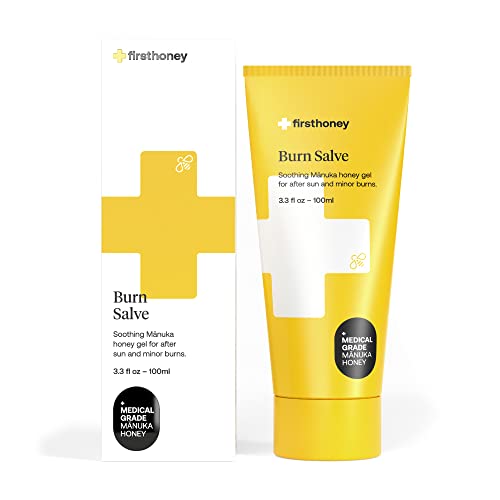 FIRST HONEY® Ungüento para Quemaduras | Gel de Aloe Vera con Miel de Manuka de Grado Médico | Remedio Natural para Quemaduras Solares y Menores | - imagen 1