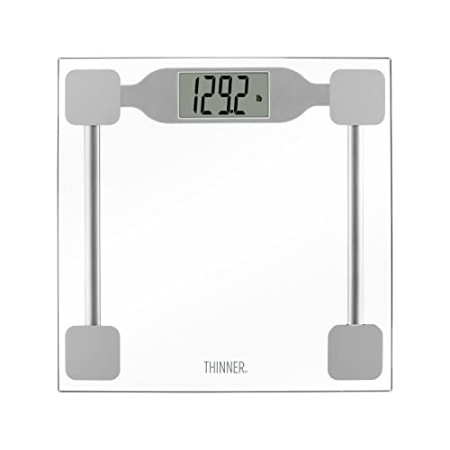 Báscula Digital Thinner de Conair para Peso Corporal, en Cristal Templado Transparente - imagen 6