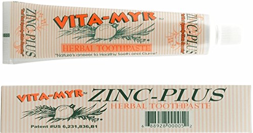 Pasta de Dientes VITA-MYR Zinc Plus 4 oz - Paquete de 3 Unidades - imagen 2