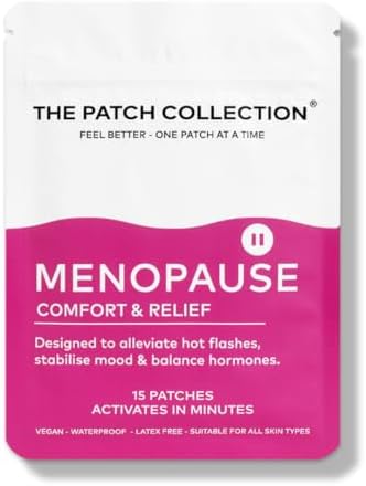 The Patch Collection® - Parche de Soporte para la Menopausia para Mujeres | Calores, Sudores Nocturnos, Fatiga, Ánimo, Sueño | 100% Natural y Vegano, - imagen 1