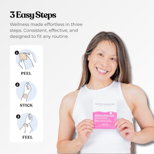 The Patch Collection® - Parche de Soporte para la Menopausia para Mujeres | Calores, Sudores Nocturnos, Fatiga, Ánimo, Sueño | 100% Natural y Vegano, - imagen 7