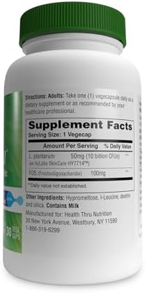 Health Thru Nutrition Skineu - Probiótico + Prebiótico para la Piel | Apoya la Hidratación y Elasticidad | Ingredientes Clínicamente Estudiados | 30 - imagen 3