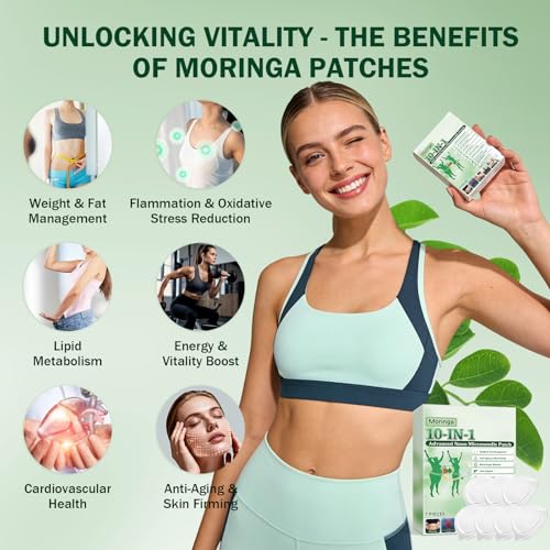 Parche de Microagujas Avanzado HENGRUNXIN Moringa 10 en 1, Nuevos Parches de Moringa - 7 tabletas/caja, Parches Naturales para la Piel para Mujeres y - imagen 7