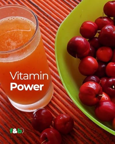 Polvo de Acerola Orgánica Congelada F&B Superfoods (8oz) - Polvo de Vitamina C Orgánica para Refuerzo Inmunológico, Batidos y Jugo de Cereza, Origen - imagen 3