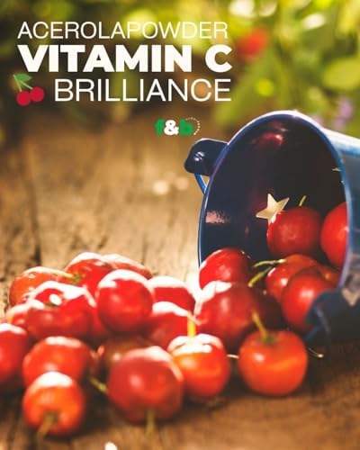 Polvo de Acerola Orgánica Congelada F&B Superfoods (8oz) - Polvo de Vitamina C Orgánica para Refuerzo Inmunológico, Batidos y Jugo de Cereza, Origen - imagen 4