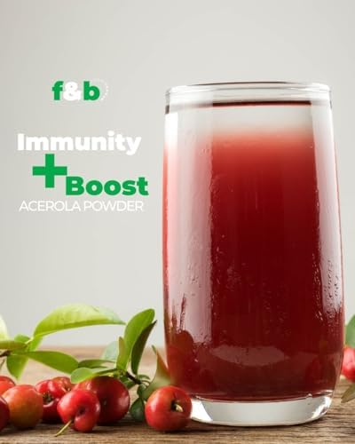 Polvo de Acerola Orgánica Congelada F&B Superfoods (8oz) - Polvo de Vitamina C Orgánica para Refuerzo Inmunológico, Batidos y Jugo de Cereza, Origen - imagen 6