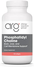 Suplemento de Fosfatidilcolina ARG de Allergy Research Group - 385 mg - Soporte para Cerebro, Hígado y Membranas Celulares - Cápsulas de Soja - 100 - imagen 1