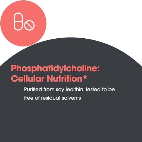 Suplemento de Fosfatidilcolina ARG de Allergy Research Group - 385 mg - Soporte para Cerebro, Hígado y Membranas Celulares - Cápsulas de Soja - 100 - imagen 4