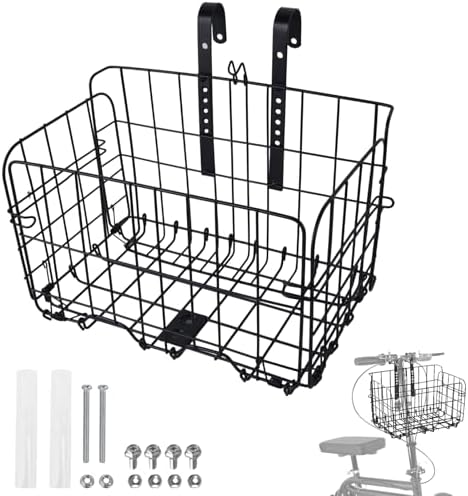 Accesorio para Scooter de Rodilla con Canasta, Canasta de Alambre Removible, Compatible con la Mayoría de Modelos, Instalación Fácil, Diseño - imagen 1