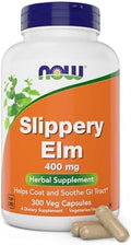 Now Slippery Elm 400 mg, 300 Cápsulas Vegetarianas - imagen 1