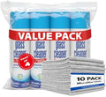 Limpiador de Vidrios en Spray - Limpiador Espumoso - 19 Fl Oz (Paquete de 4) - Incluye 10 Paños de Microfibra Premium para Limpieza - imagen 1