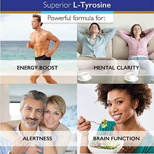 L-Tirosina 500 mg de Superior Labs, Aminoácido Nootrópico No Transgénico, Alta Absorción, Apoyo al Estado de Ánimo y Concentración, 120 Cápsulas - imagen 6