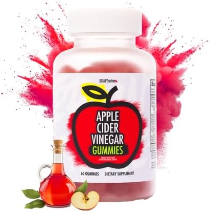 Gomitas de Vinagre de Manzana Sculpt Nation by V Shred - Snack Saludable, Apoyo al Metabolismo y Digestión - 60 Gomitas Keto ACV - imagen 1