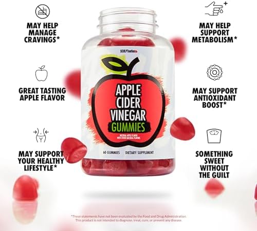Gomitas de Vinagre de Manzana Sculpt Nation by V Shred - Snack Saludable, Apoyo al Metabolismo y Digestión - 60 Gomitas Keto ACV - imagen 2