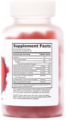 Gomitas de Vinagre de Manzana Sculpt Nation by V Shred - Snack Saludable, Apoyo al Metabolismo y Digestión - 60 Gomitas Keto ACV - imagen 5