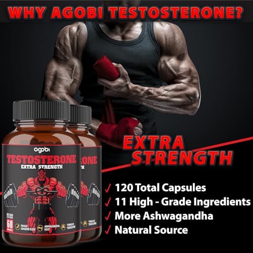 Suplemento Agobi Herbal Test Support para Hombres - 2 Paquetes de 60 Cápsulas - Suministro para 2 Meses - imagen 5