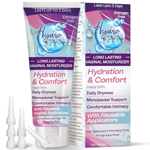 Hidratante Vaginal Hydro GYN | Larga Duración para Intimidad y Sequedad Vaginal | Ácido Hialurónico | Sin Hormonas | 4 oz con Aplicador Reutilizable - imagen 1