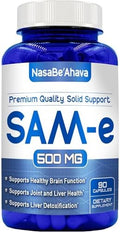 Suplemento SAM-E 500mg | Absorción Fácil S-Adenosil-L-Metionina para Soporte Óseo y del Ánimo | Hecho en EE. UU. Sin OGM y Sin Gluten (90 Días) - imagen 1