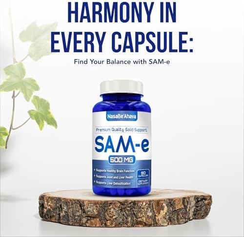 Suplemento SAM-E 500mg | Absorción Fácil S-Adenosil-L-Metionina para Soporte Óseo y del Ánimo | Hecho en EE. UU. Sin OGM y Sin Gluten (90 Días) - imagen 7