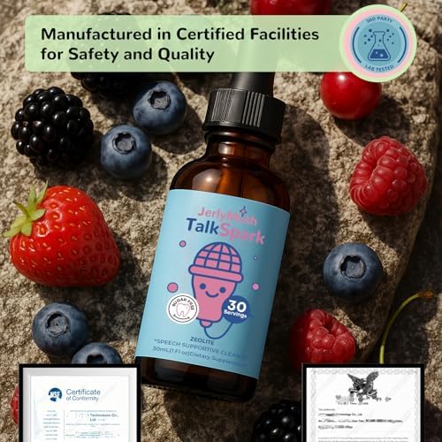 JerlyMush Detox de Zeolita para Niños - Fórmula 3 en 1, Gotas de Zeolita, Vitamina D y B12, Apoyo Diario Suave, Sabor Natural a Frutos Rojos 30mL, - imagen 3