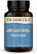 Ubiquinol de Dr. Mercola - Suplemento Antioxidante para Energía - No GMO, Sin Gluten ni Soja - 30 Cápsulas (30 Porciones) - 100 mg - imagen 1