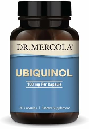 Ubiquinol de Dr. Mercola - Suplemento Antioxidante para Energía - No GMO, Sin Gluten ni Soja - 30 Cápsulas (30 Porciones) - 100 mg - imagen 1